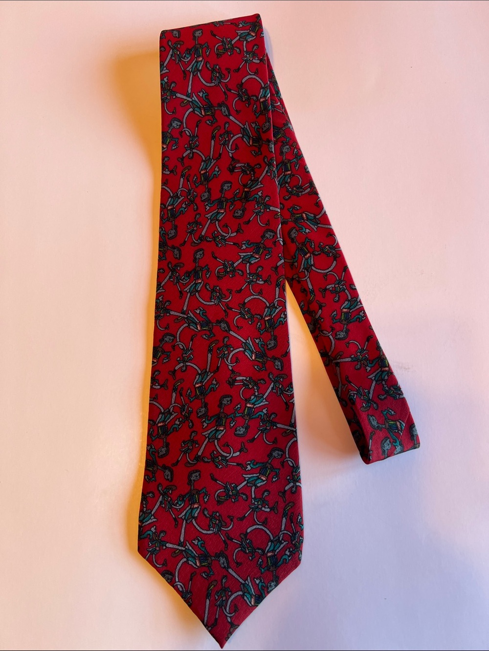 COLLECTORS J. Garcia “Lady with Argyle Socks”Men's Silk Tie